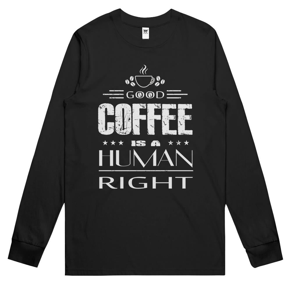 Good Iced Coffee Is A Human Right Essential1 (8) Long Sleeve T Shirts