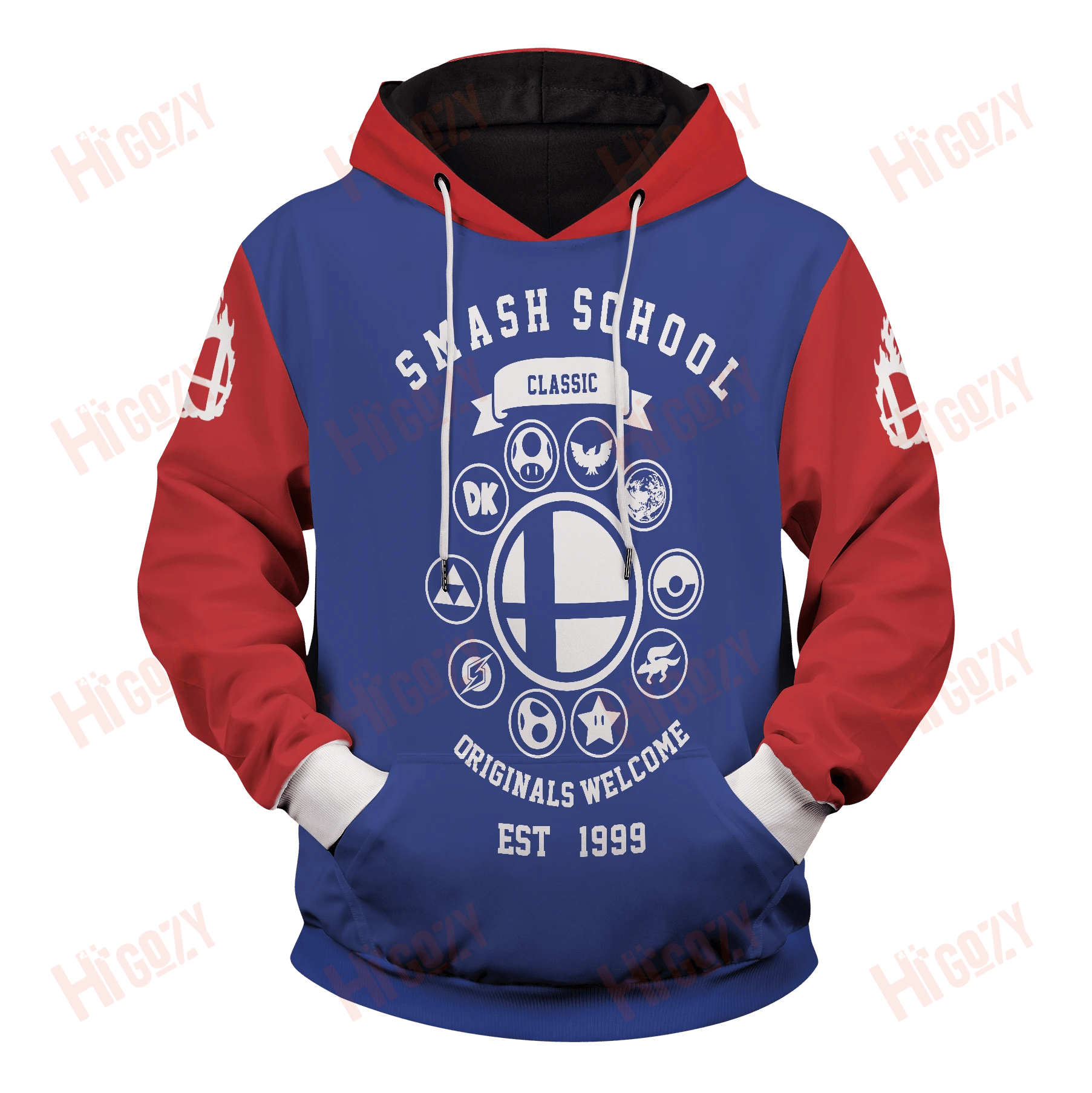 Smash Bros School Unisex Pullover Hoodie