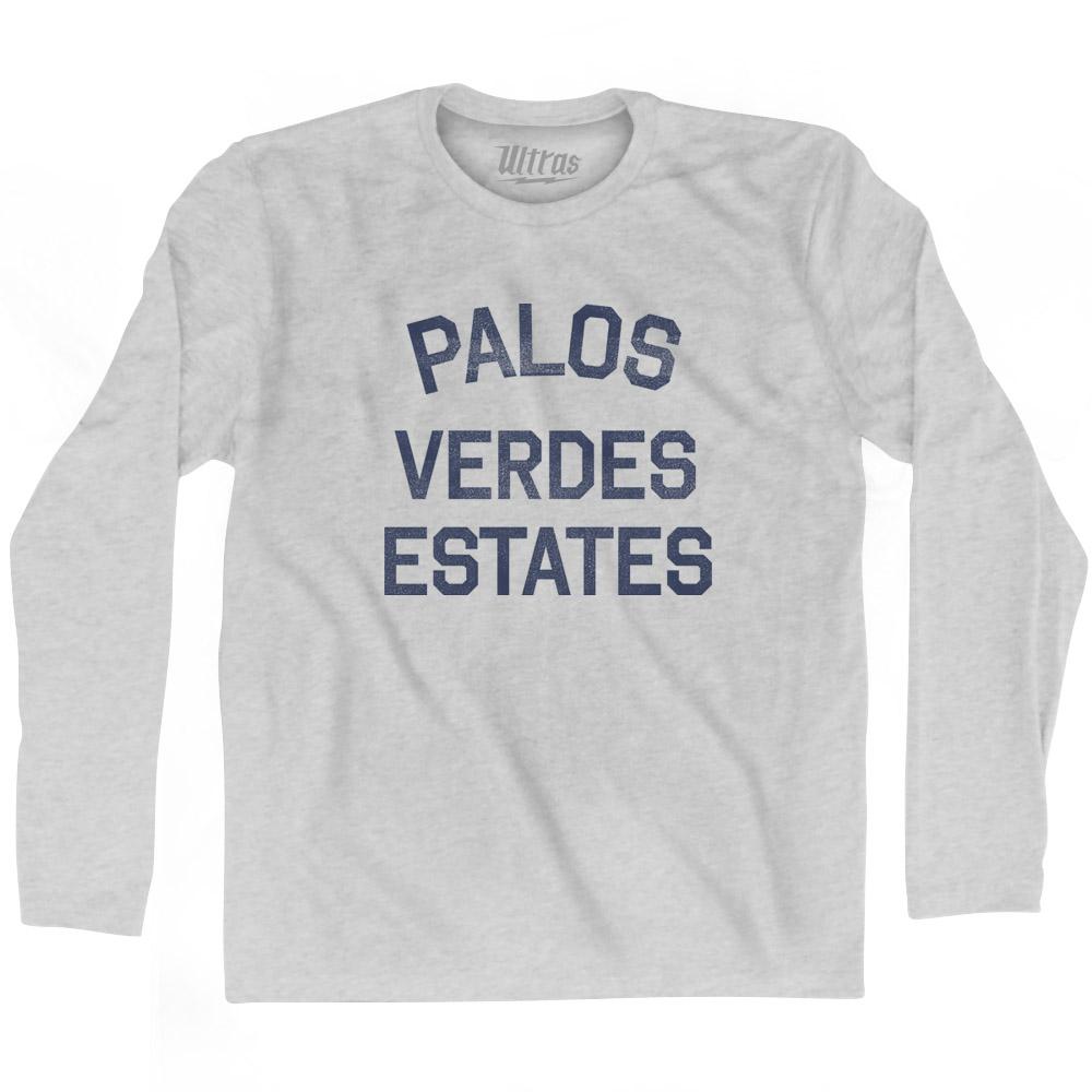 California Palos Verdes Estates Adult Cotton Long Sleeve Vintage T-shirt