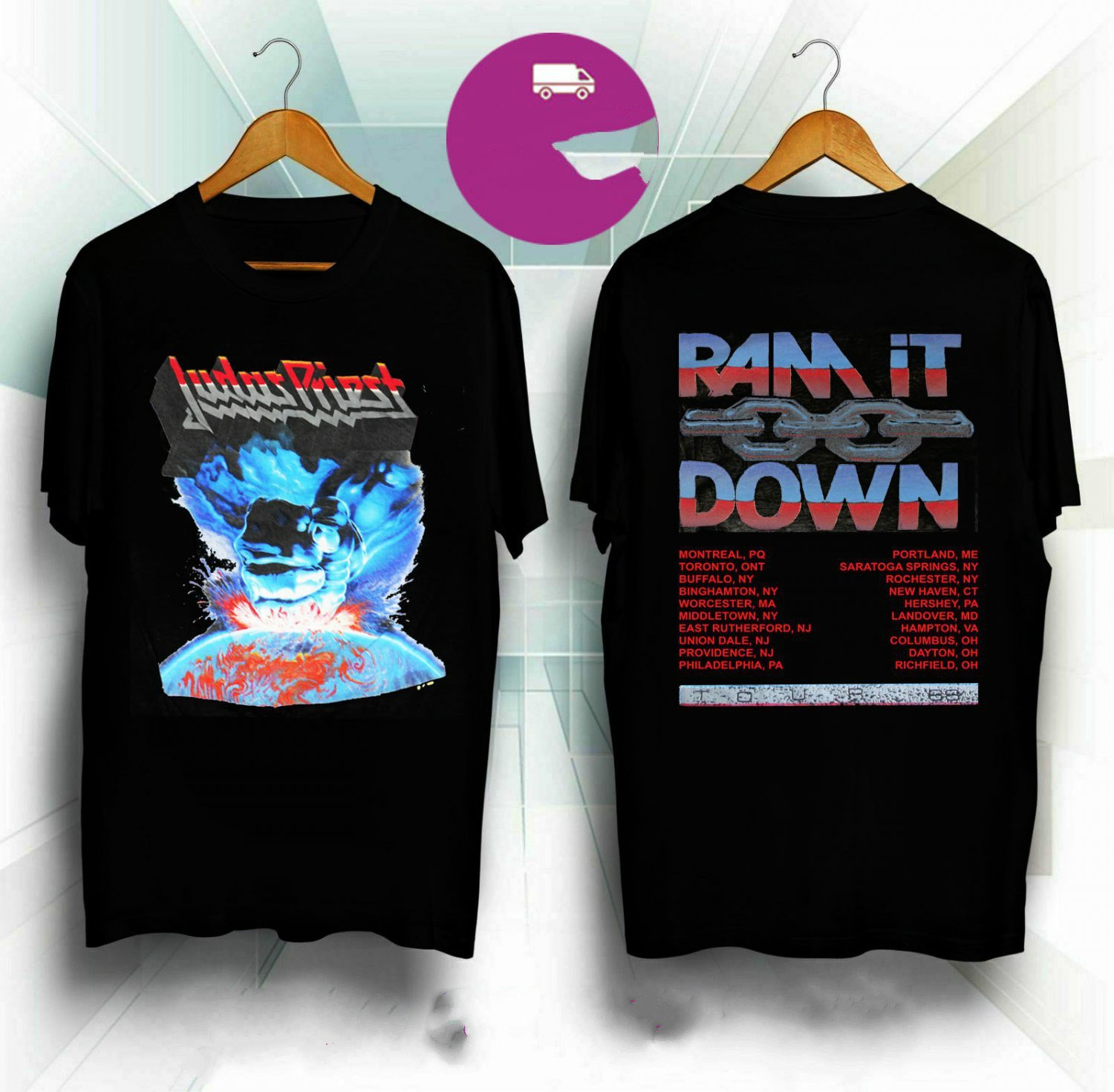 Judas Priest Concert 2020 Ram It Down Tour T-Shirt