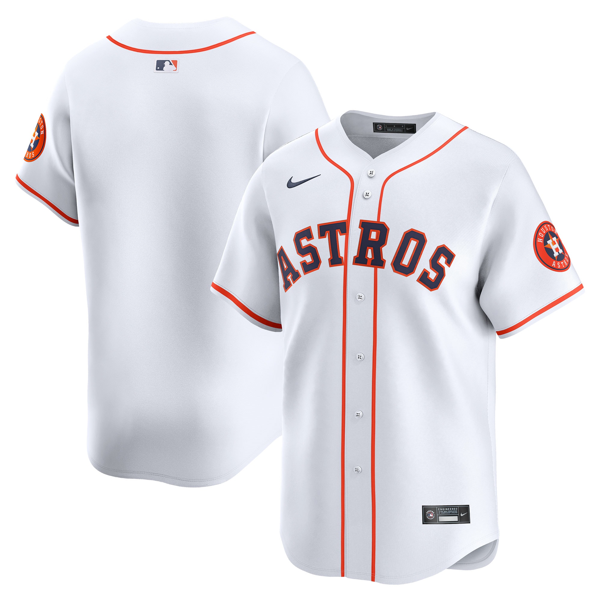 Houston Astros Home Limited Jersey – White