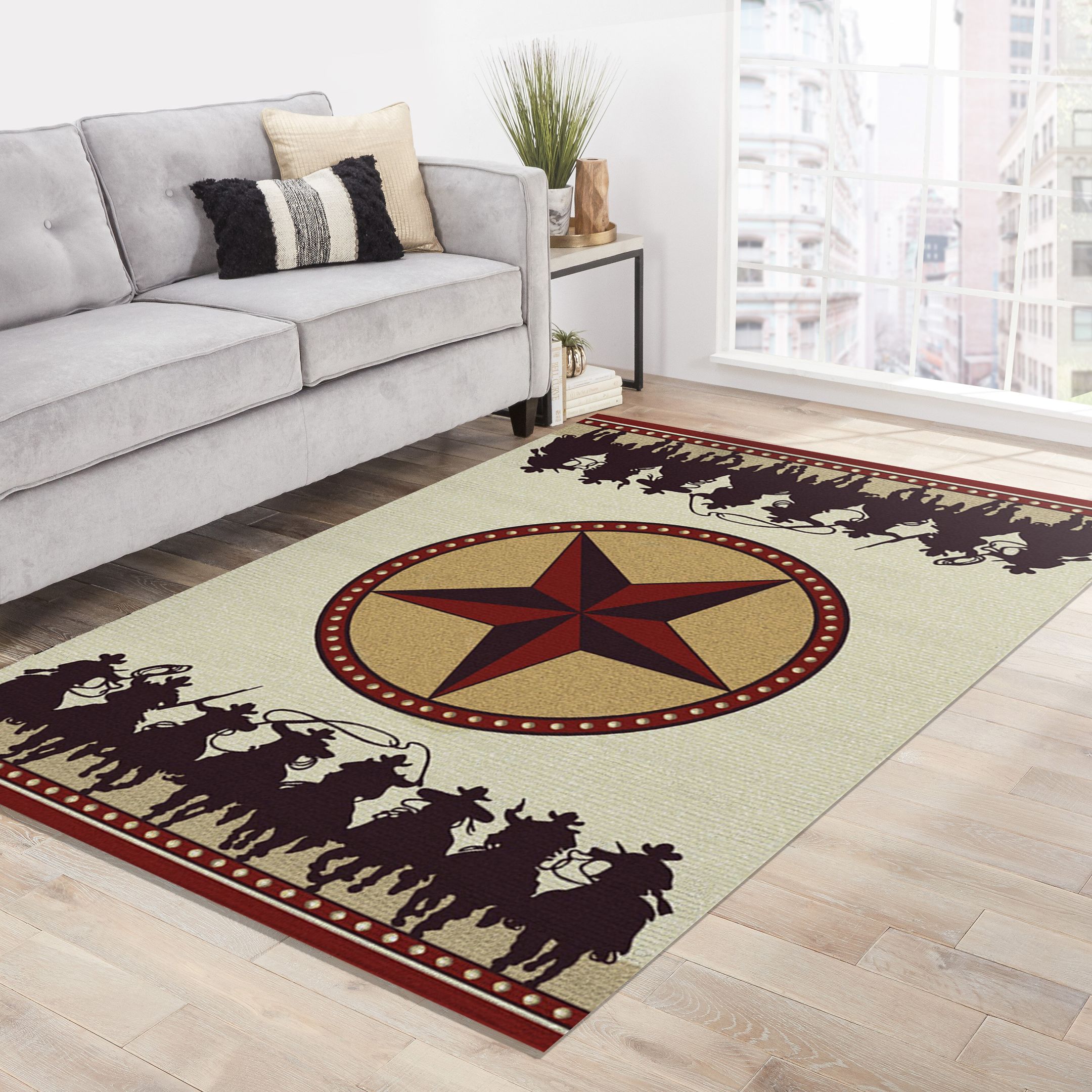 Cowboy Rug Carpet Rug Bedroom Rug