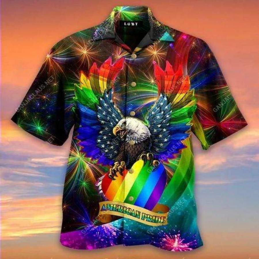 Hawaii Aloha Shirts Lgbt American Pride Ha47943