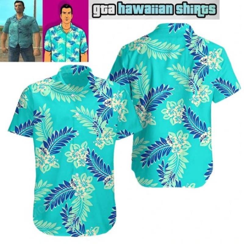 Tommy hawaii gta hawaiian shirt – Hothot 300720