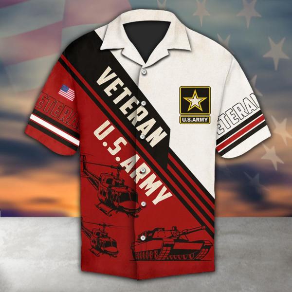 Armed Forces Vietnam Veteran America Army Vva Military Soldier Veterans Day Hawaiian Shirt