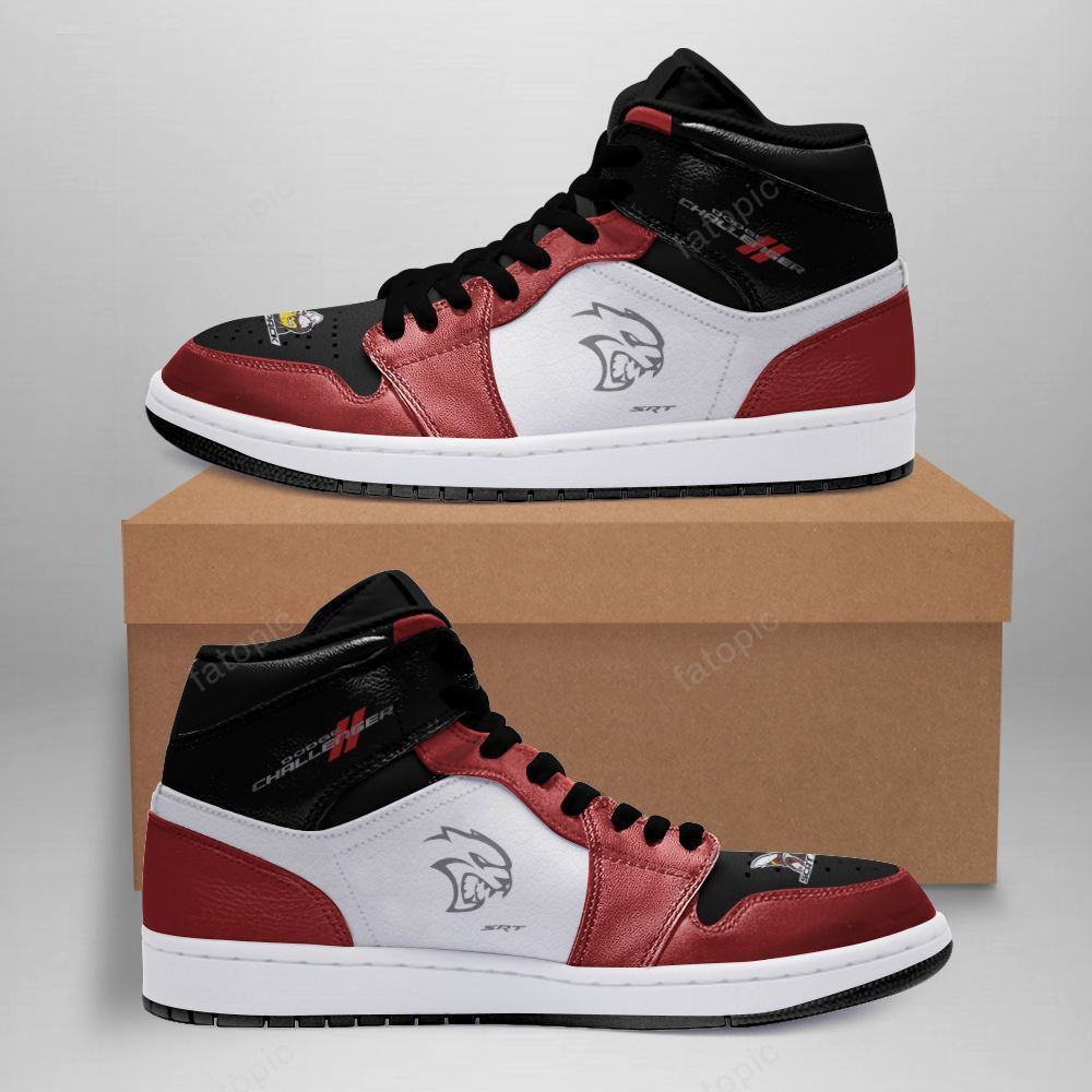 Dodge Challenger NCT VA JD High top Shoes Ver1 Red Sneakers Jordan Sneakers Sport Air Jordan High Sneakers Sport Sneakers