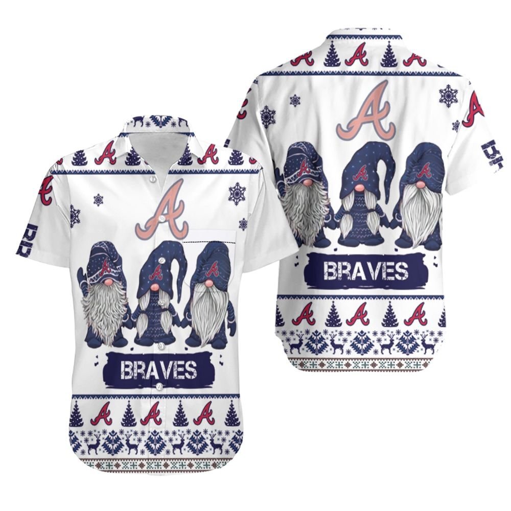 Christmas Gnomes Atlanta Braves Ugly Sweatshirt Hawaii Shirt Ha1415