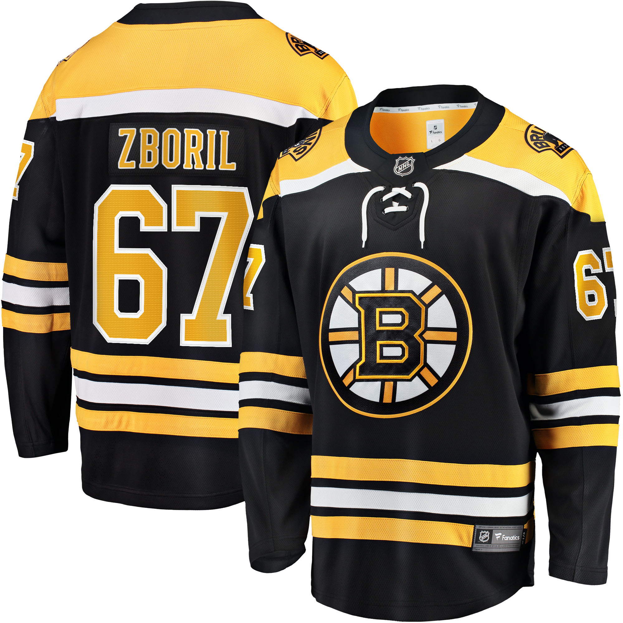 Men's Boston Bruins Jakub Zboril Black Home Breakaway Player Jersey