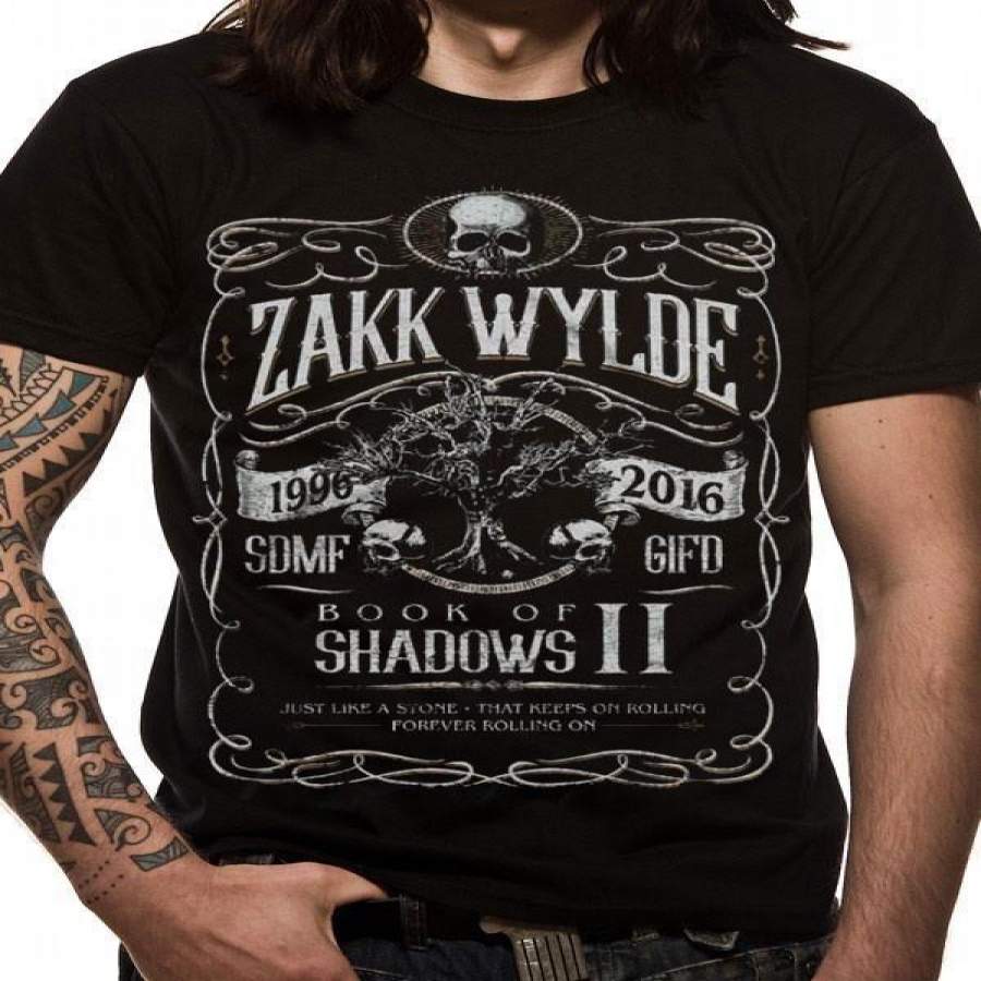 YPS Fashion Men’s T-Shirt BLACK LABEL SOCIETY ZAKK WYLDE T-SHIRT Men’s Cotton Shirt Funny Shirts