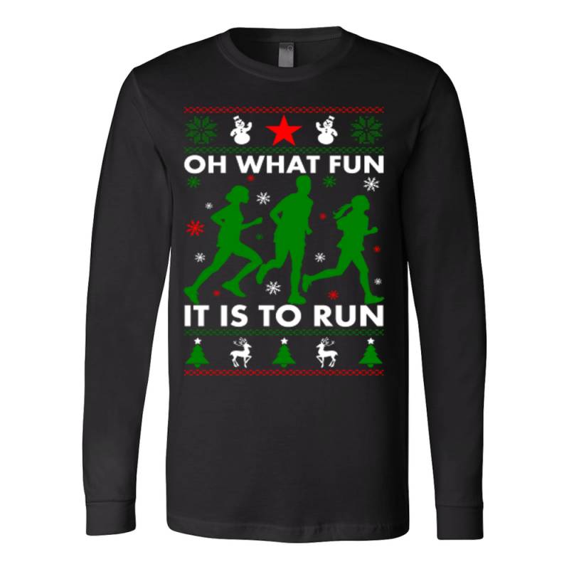 Ugly christmas runner sweater