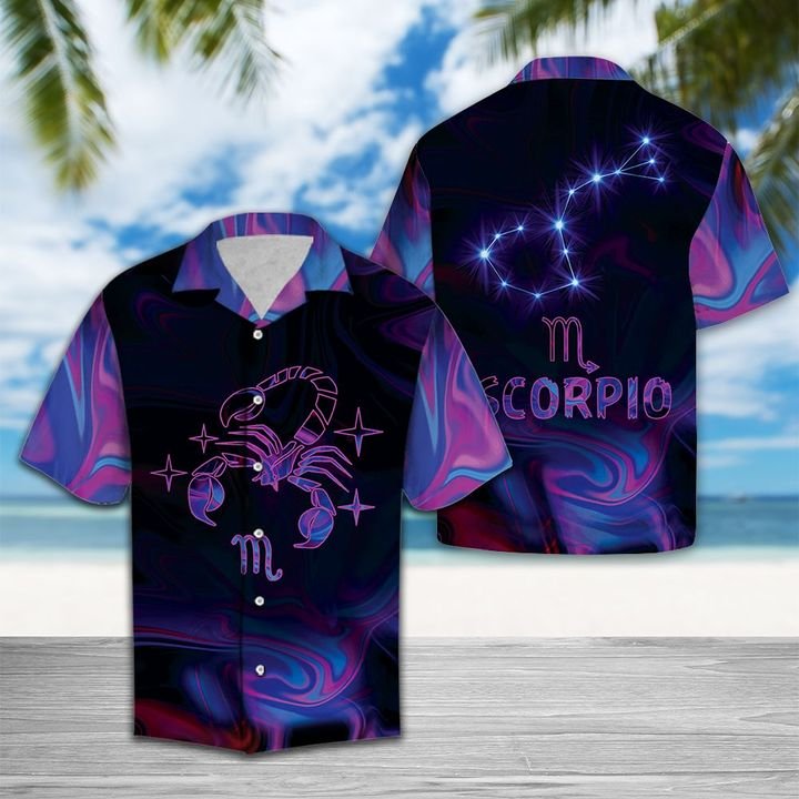 Amazing Scorpio Horoscope Hawaiian Shirt Summer Button Up For Men, Women, Couple