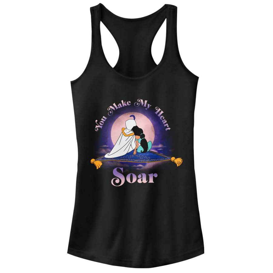 Aladdin Junior’s Jasmine Heart Soar  Racerback Tank