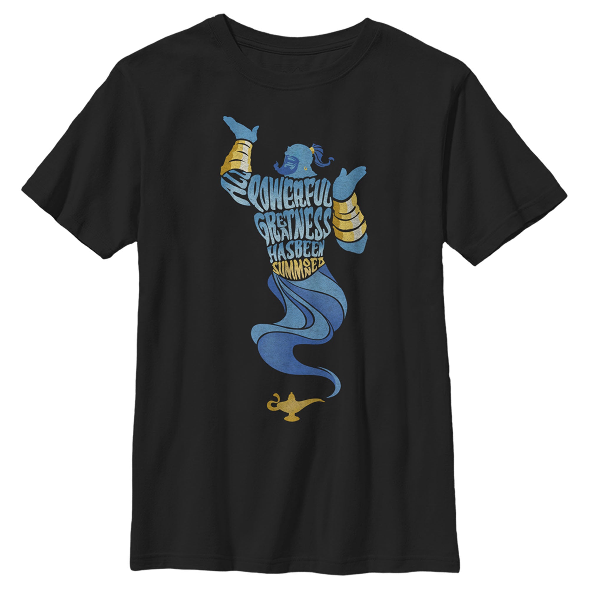 Boy’S Aladdin Aladdin Genie Quote Shape T-Shirt