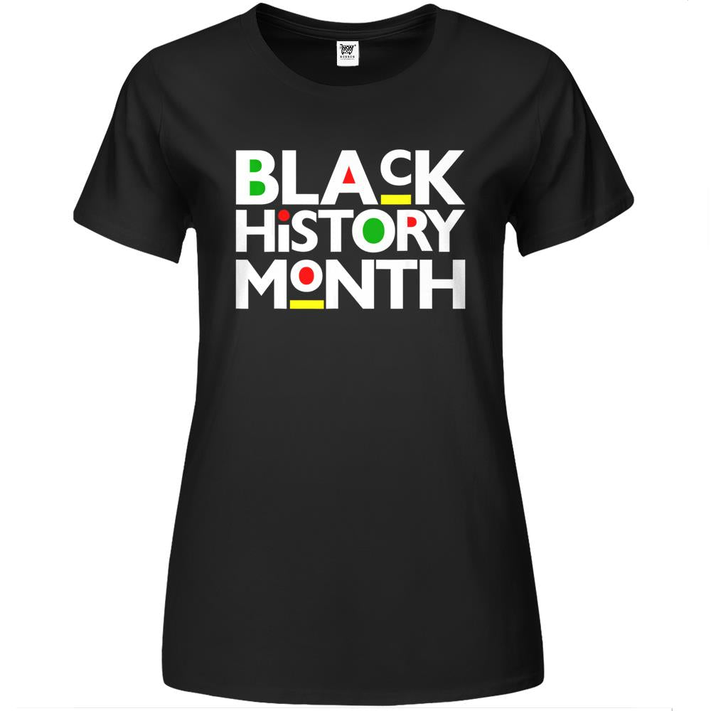 Black History Month Melanin Family Dad Mom Toddler Boy Girl Premium Womens T Shirts