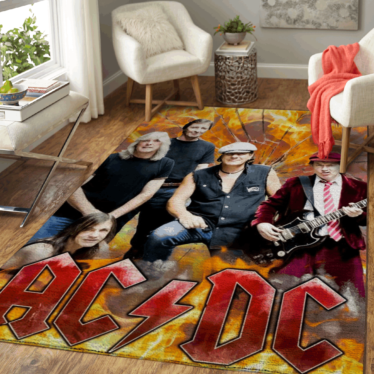 ACDC – Movie And Music Art For Fans Area Rug Carpet