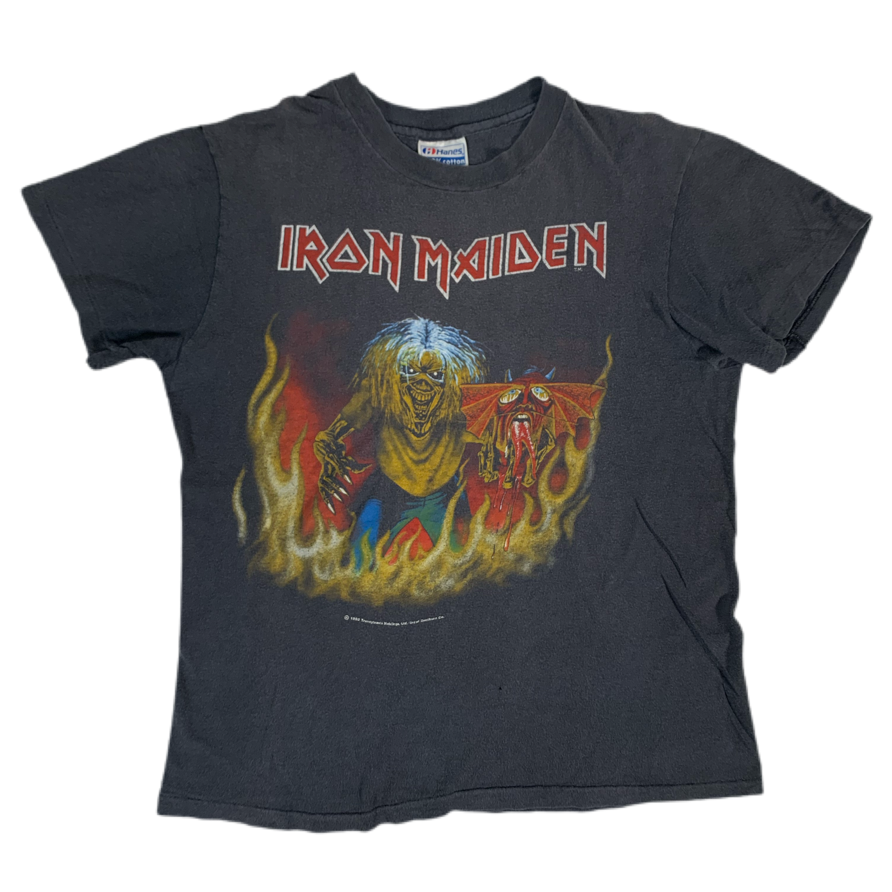 Vintage Iron Maiden “The Number Of The Beast” Single T-Shirt