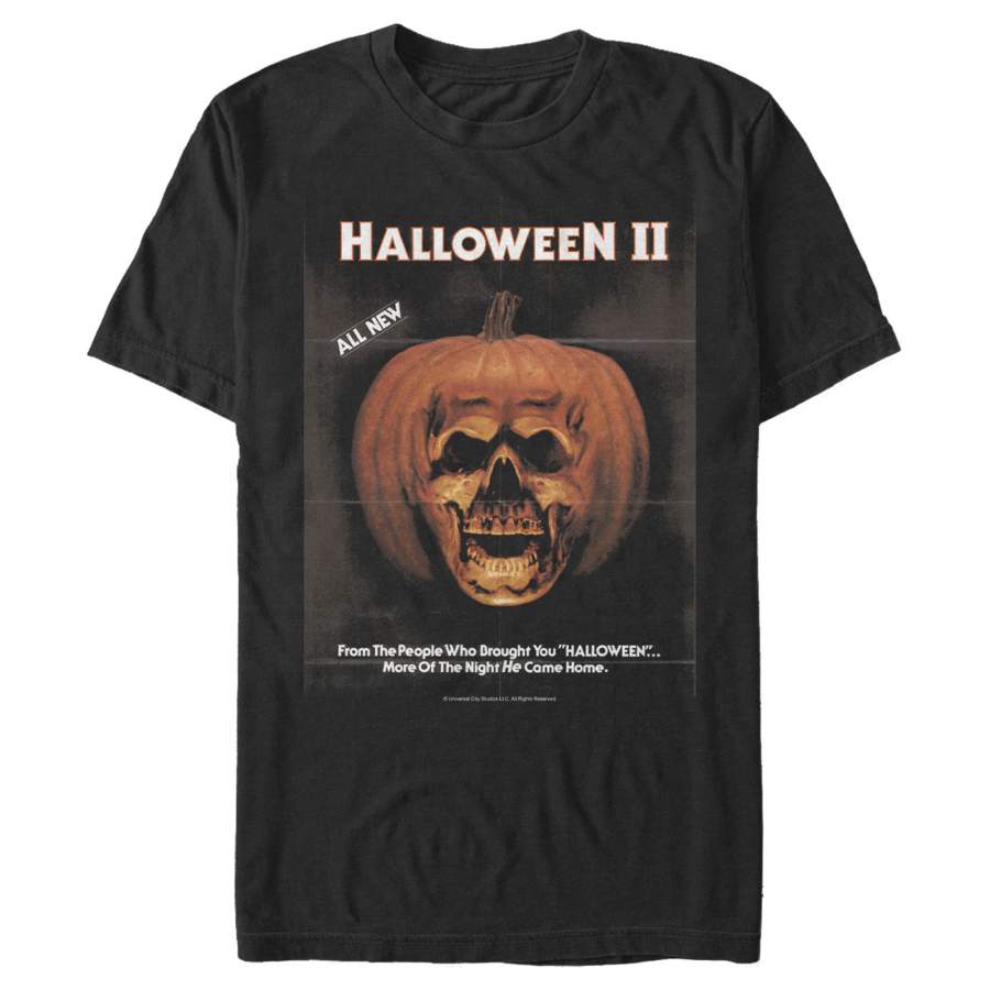 Halloween Men’s II Skeleton Movie Vintage Poster  T Shirt