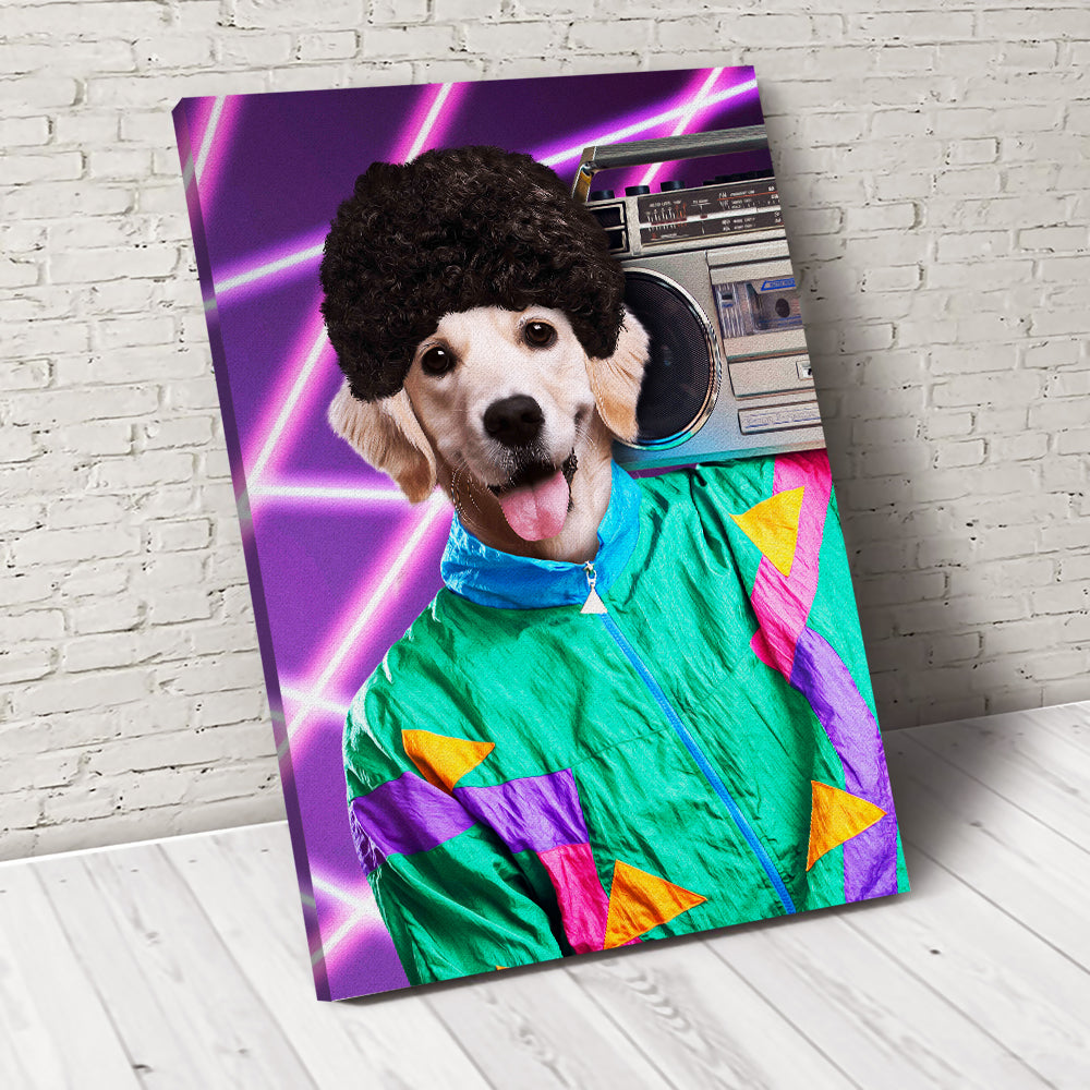 The Funky Paw Custom Pet Portrait Canvas