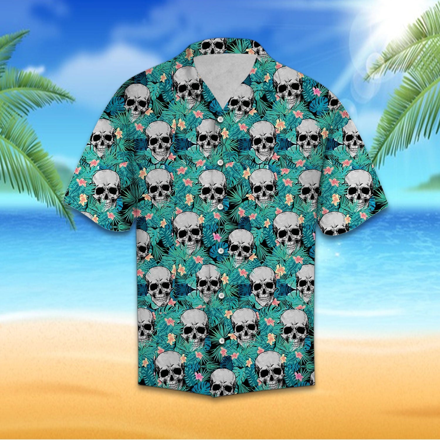 Skull Tropical Hawaii Shirt For Men Women Adult Ha1305