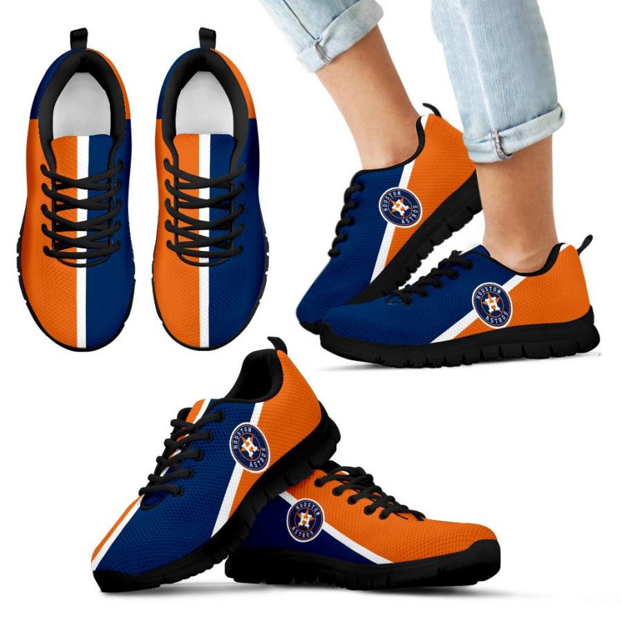 Dynamic Aparted Colours Beautiful Logo Houston Astros Sneakers