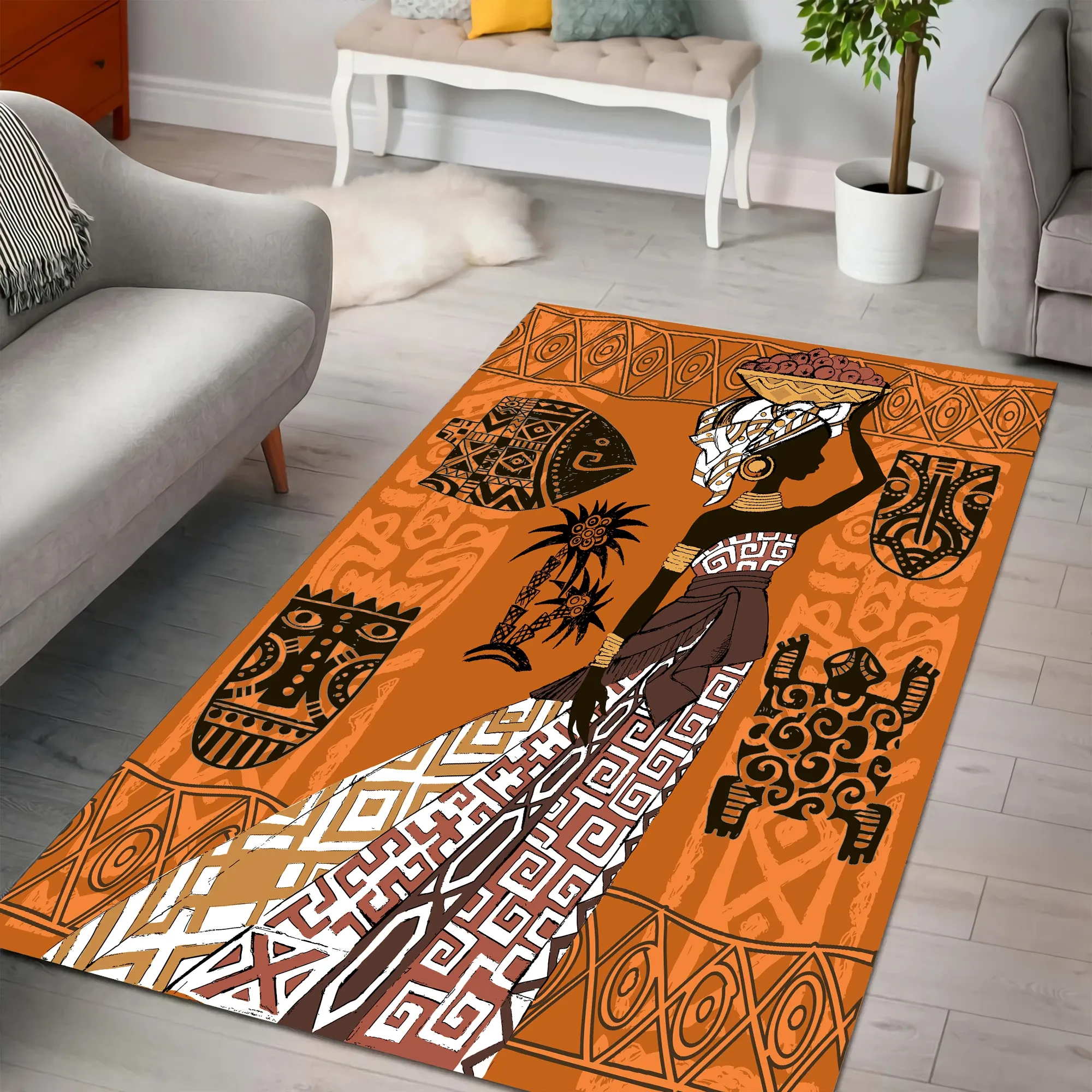 Africa African Girl Culture Rug