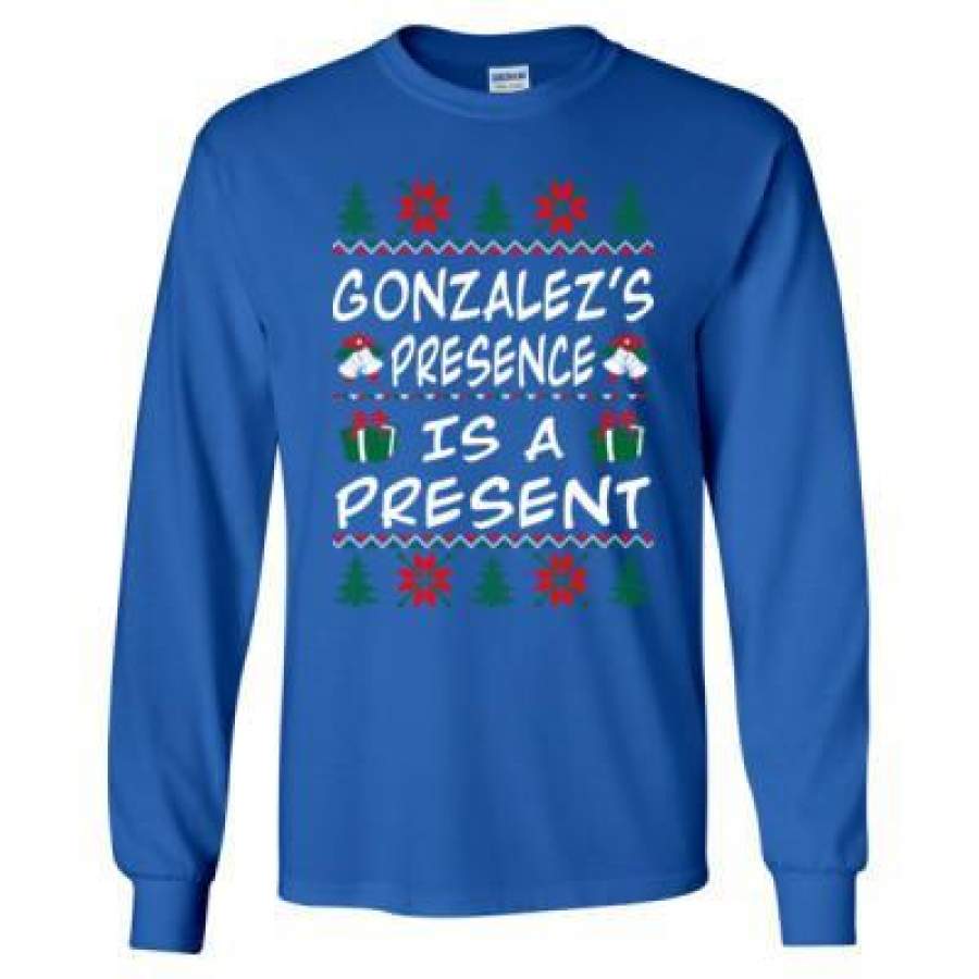 AGR Gonzalezs Presence Is A Present – Long Sleeve T-Shirt