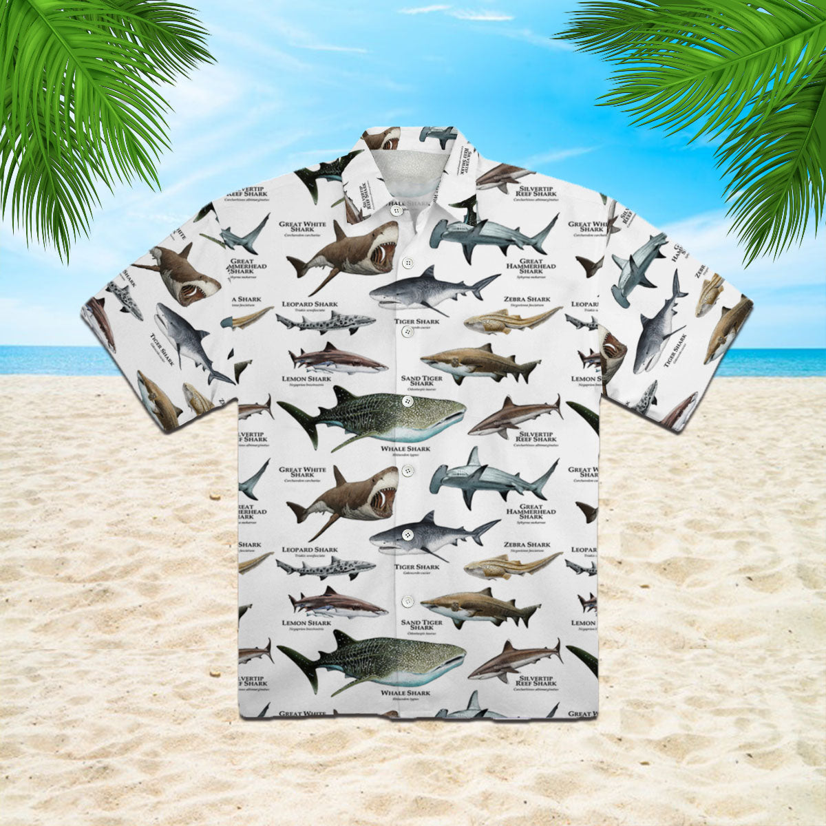 Shark Of The World Aloha Hawaiian Shirt | For Men & Women | Hw624