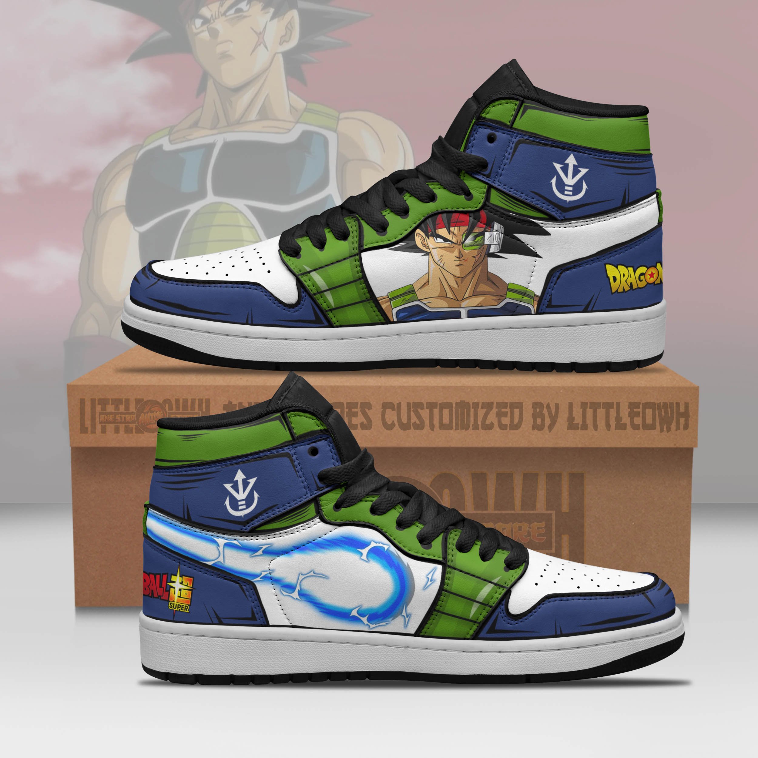 Bardock Jd Sneakers Custom Dragon Ball Super Anime Shoes