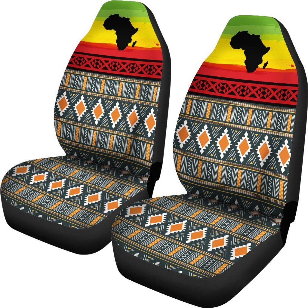 Greek Life Car Seat Covers – Ashanti Geometric Kente J5