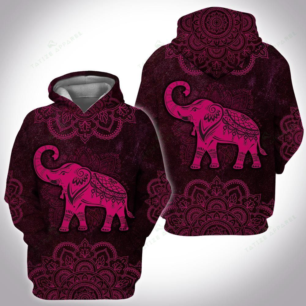 Animal mandala elephant 3D All Over Printed Shirt, Sweatshirt, Hoodie, Bomber Jacket Size S – 5XL