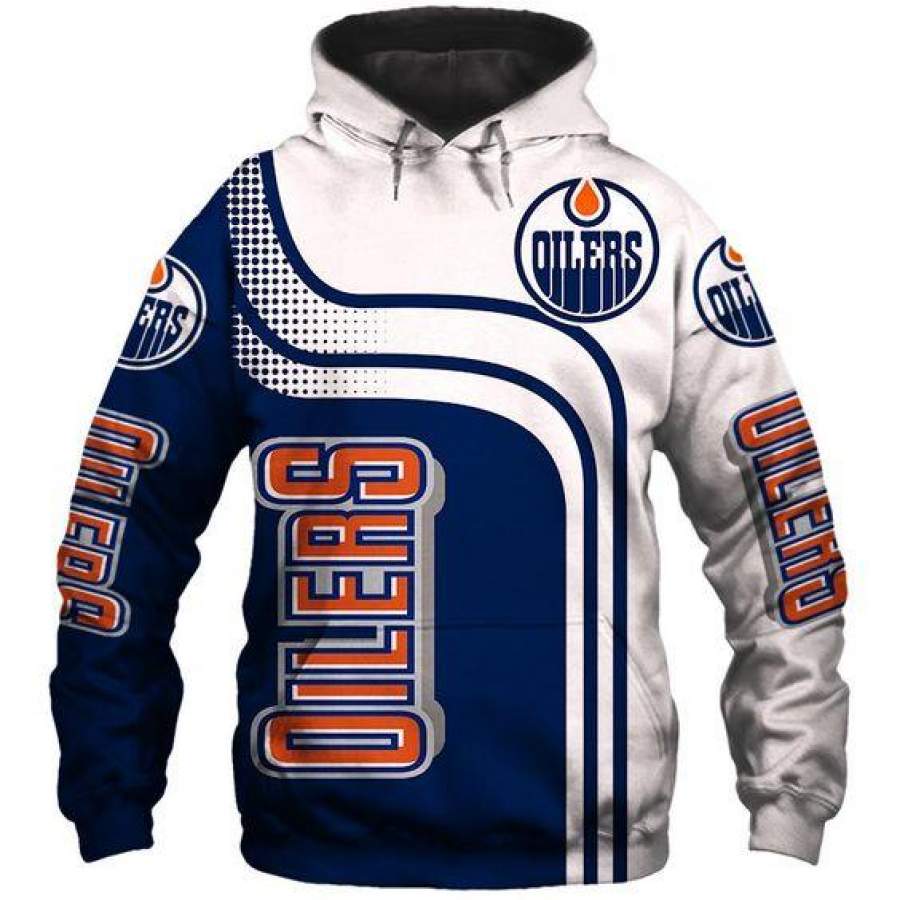 Edmonton Oilers Hoodie 3D Style2708 All Over Printed