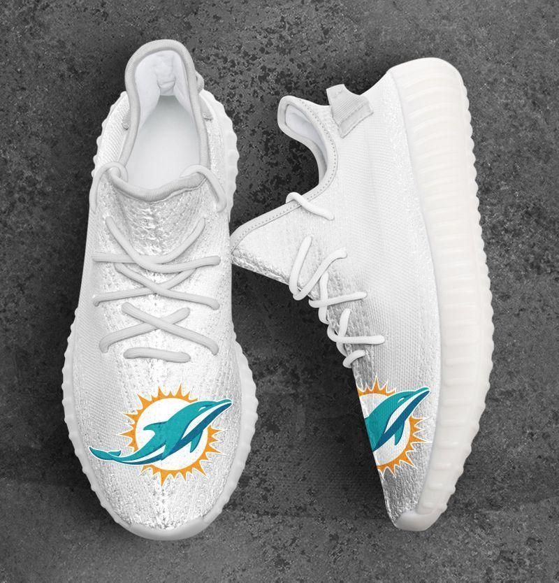 Miami Dolphins Custom Yeezy Sport Teams Yeezy Boost 350 V2 Top Trending Custom Shoes Gift 6