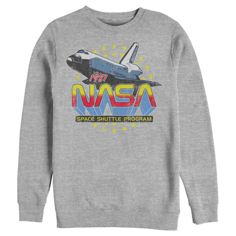 NASA Men’s 1981 Retro Stars  Sweatshirt T-Shirt