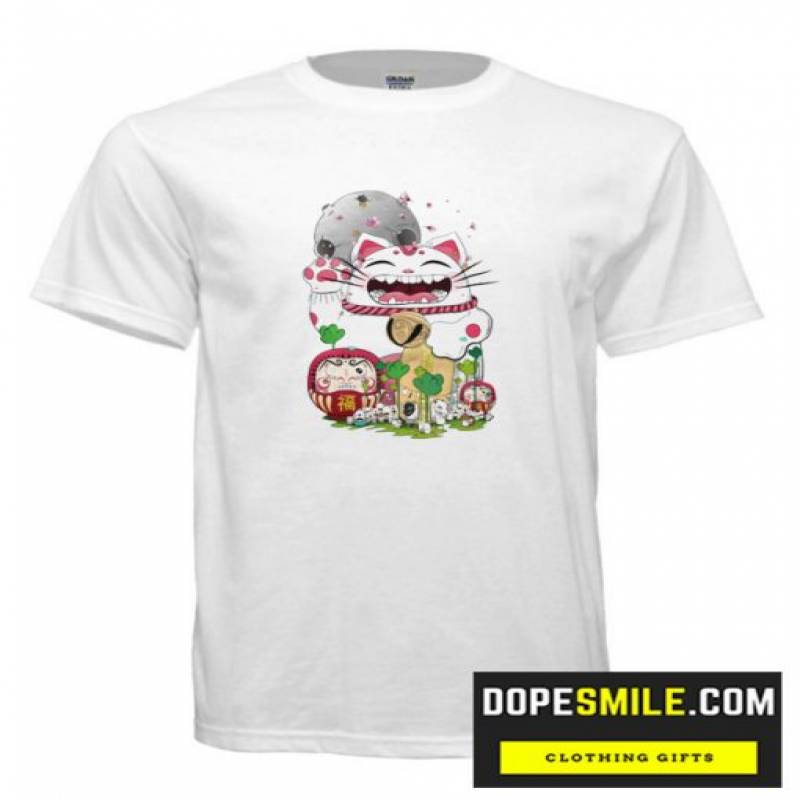 Maneki Neko In The Magical World T Shirt