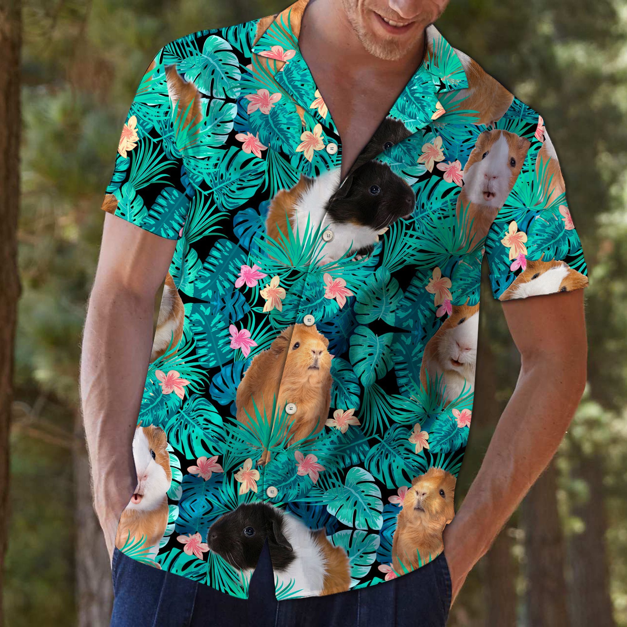 Guinea Pig Tropical Hawaii Shirt For Hawaii Aloha Ha65183