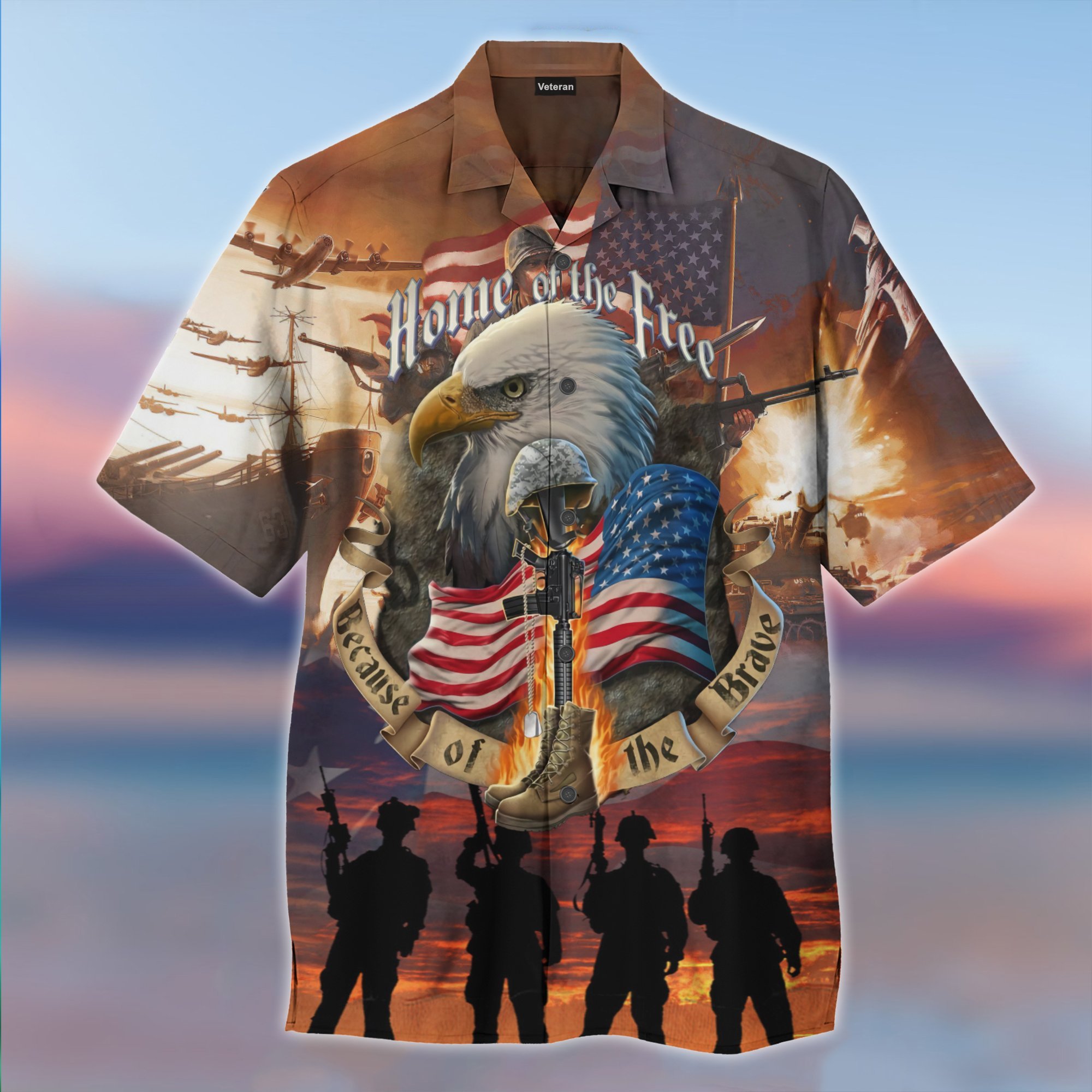 Us Veteran Hawaiian Shirt | For Men & Women | Adult | Hw8419