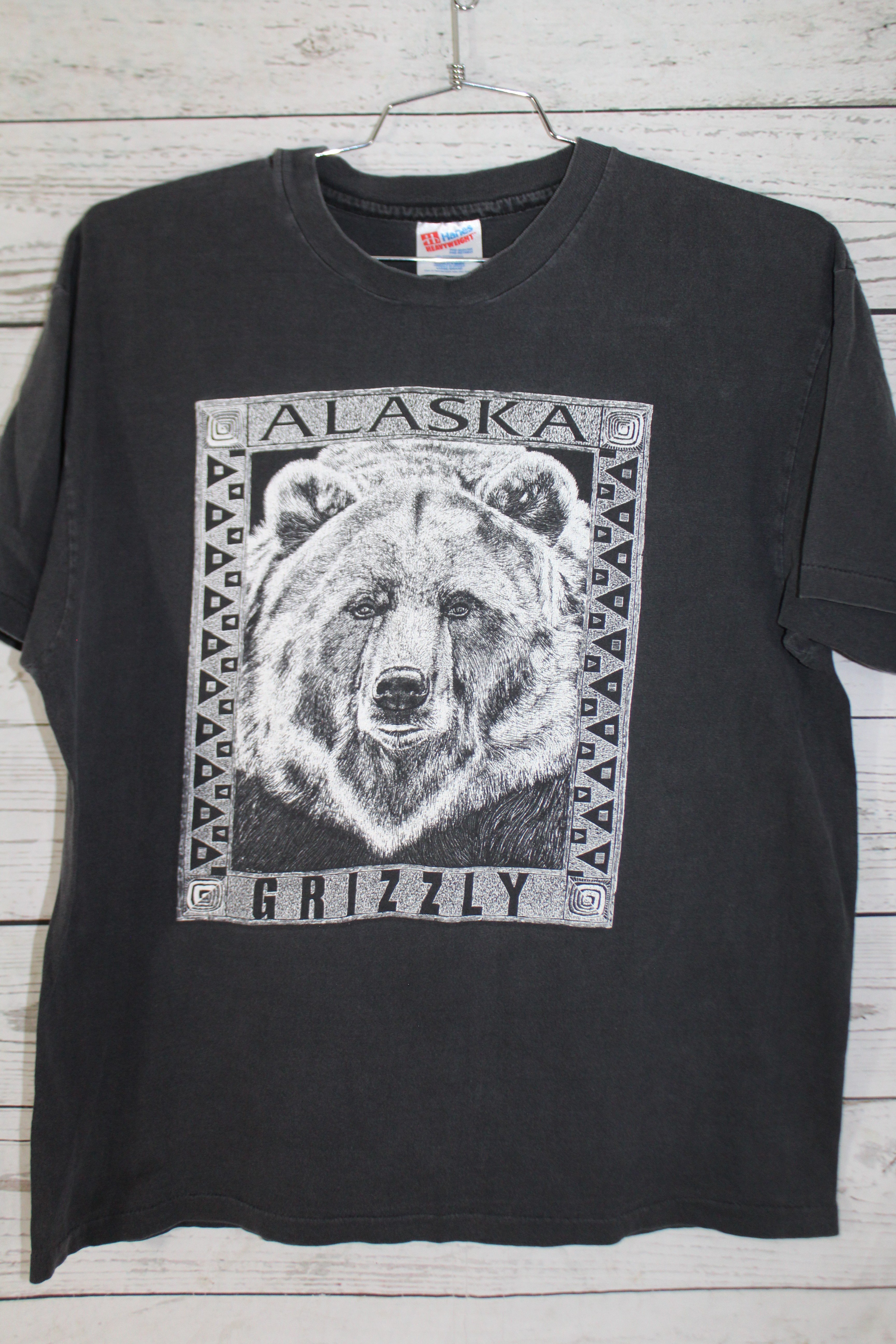 Alaska Grizzly Bear Vintage 1990 Animal Nature T-Shirt