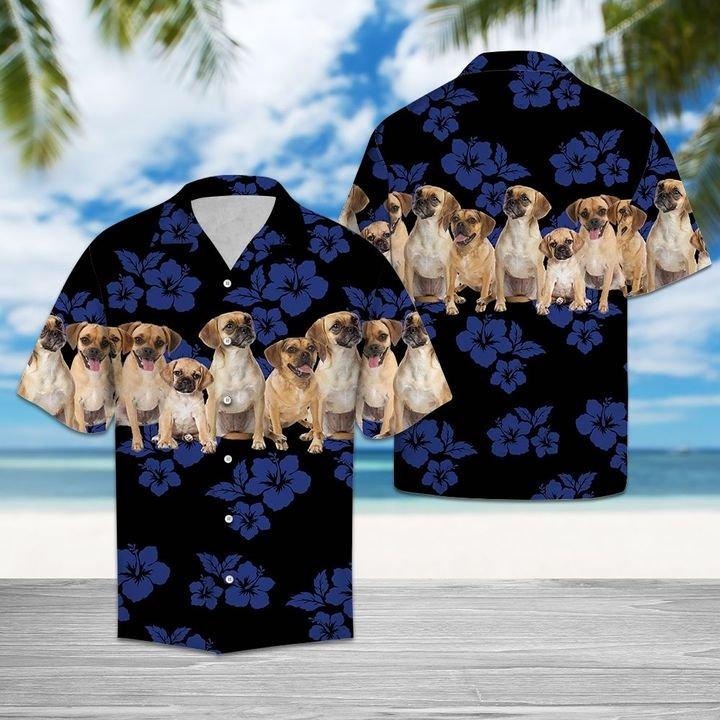 Awesome Puggle Hawaiian Shirt | Unisex | Full Size | Adult | Colorful | HW1587