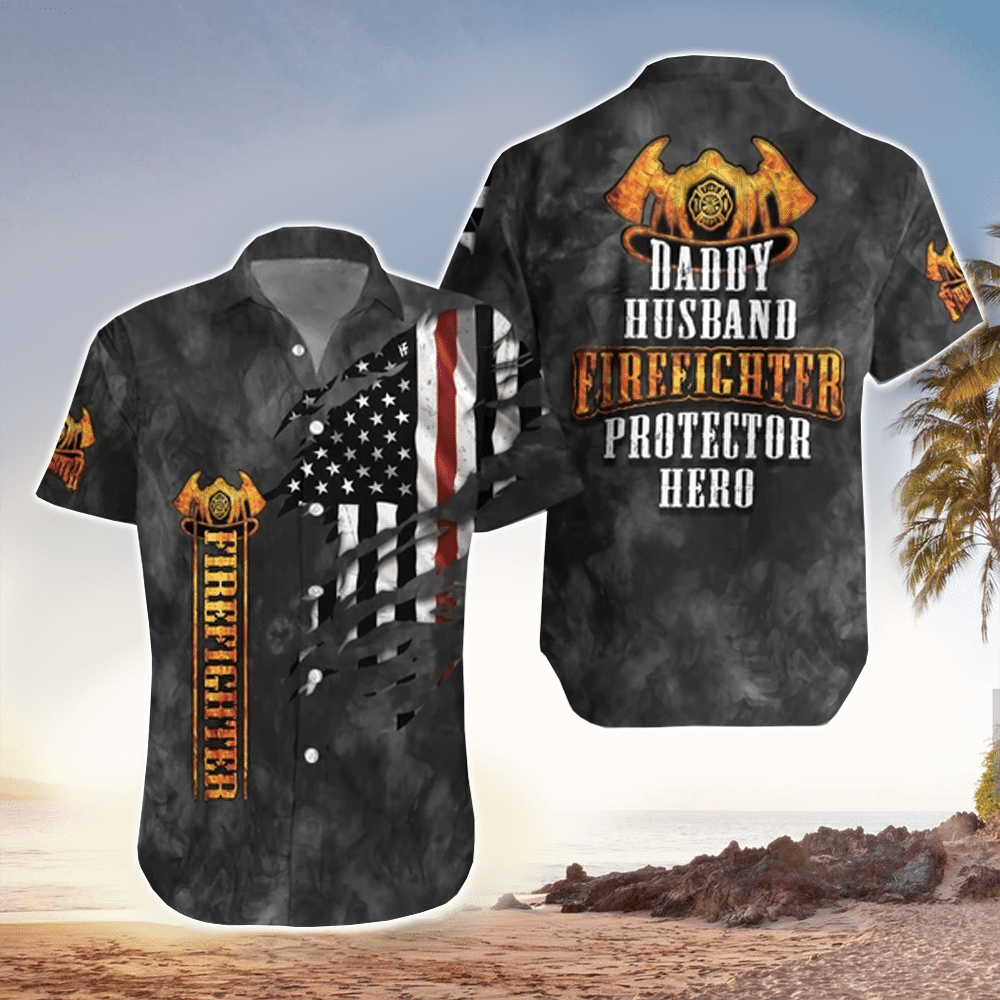 Firefighter Hawaii Shirt For Aloha Ha58758