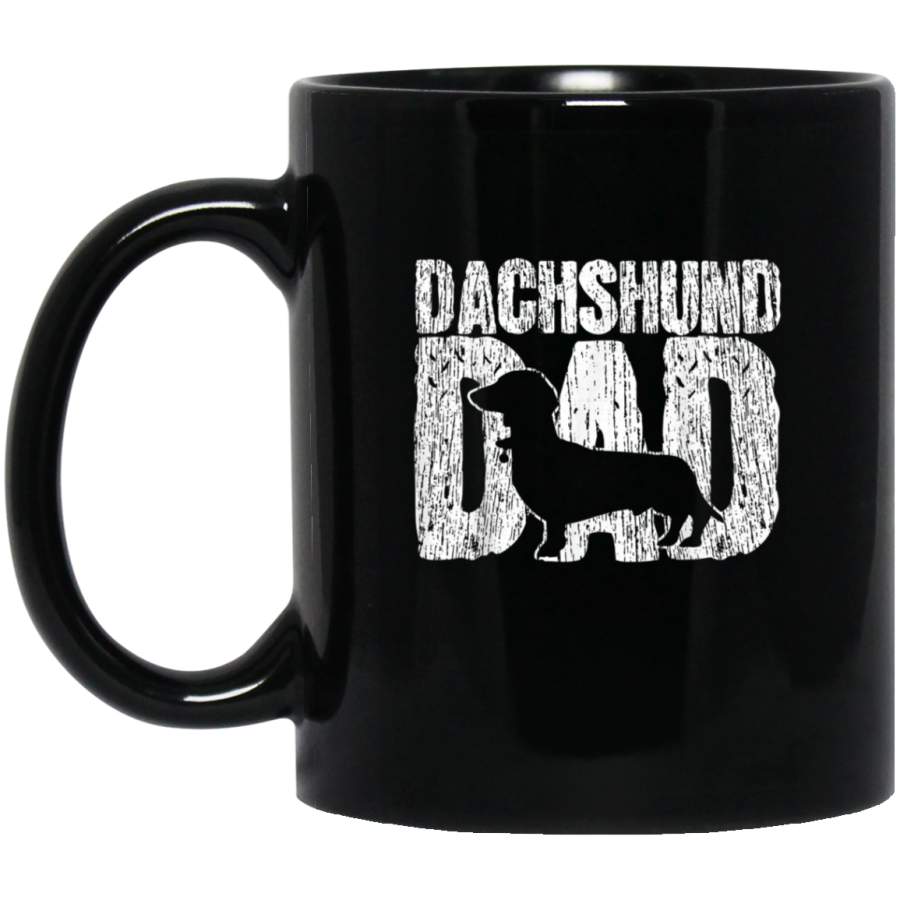 Dachshund Dad Wiener Father Fathers Day Vintage Gift Mug