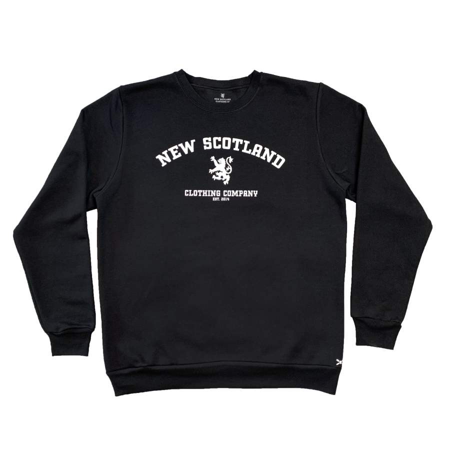 The Weekend Sweatshirt – Collegiate Lion in Black