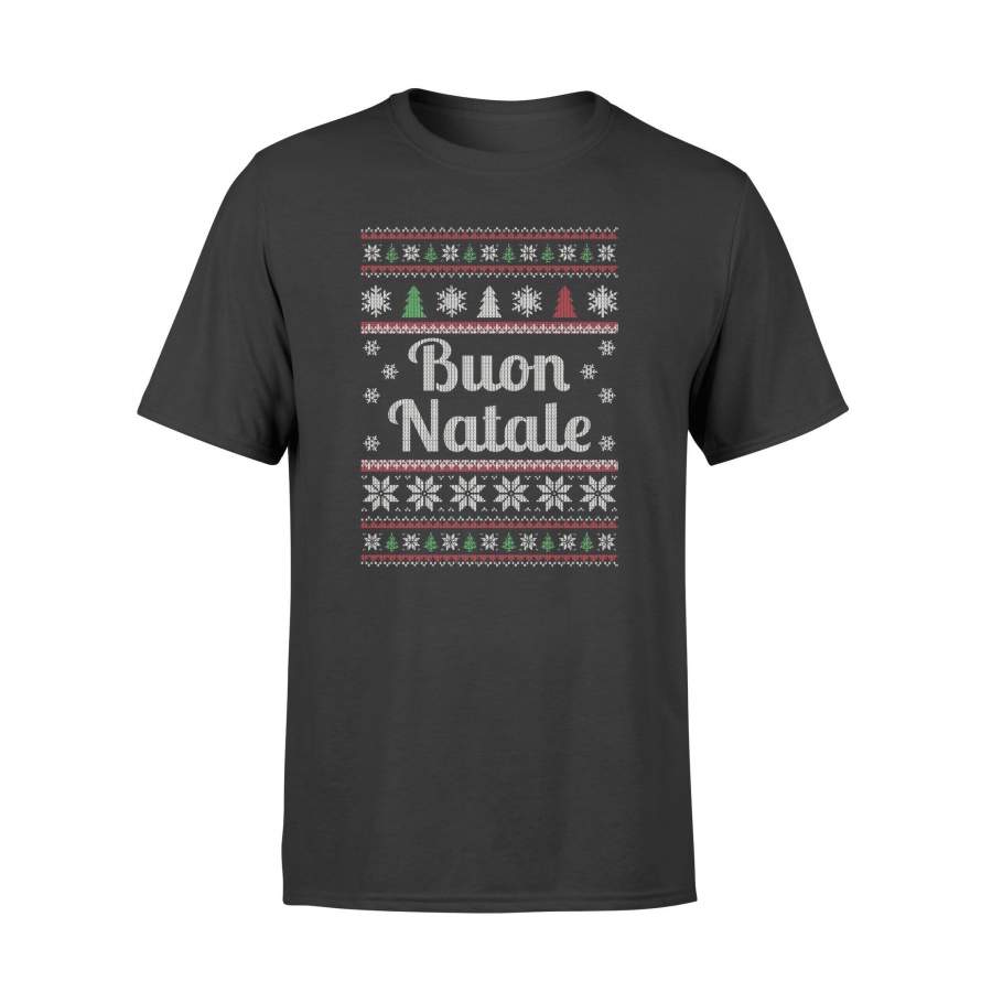 Buon Natale Ugly Christmas Design Italian T-shirt