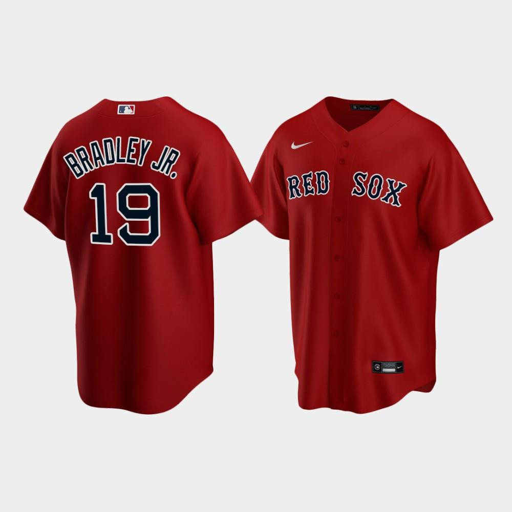 Youth Boston Red Sox 19 Jackie Bradley Jr. Alternate Red Jersey