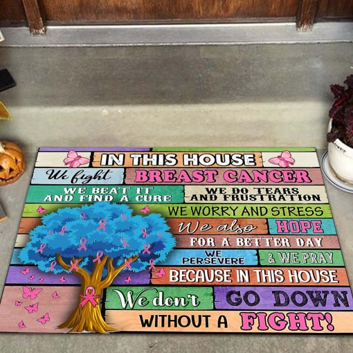 Cancer In This House Doormat Dm8 All Over Printed (6228)