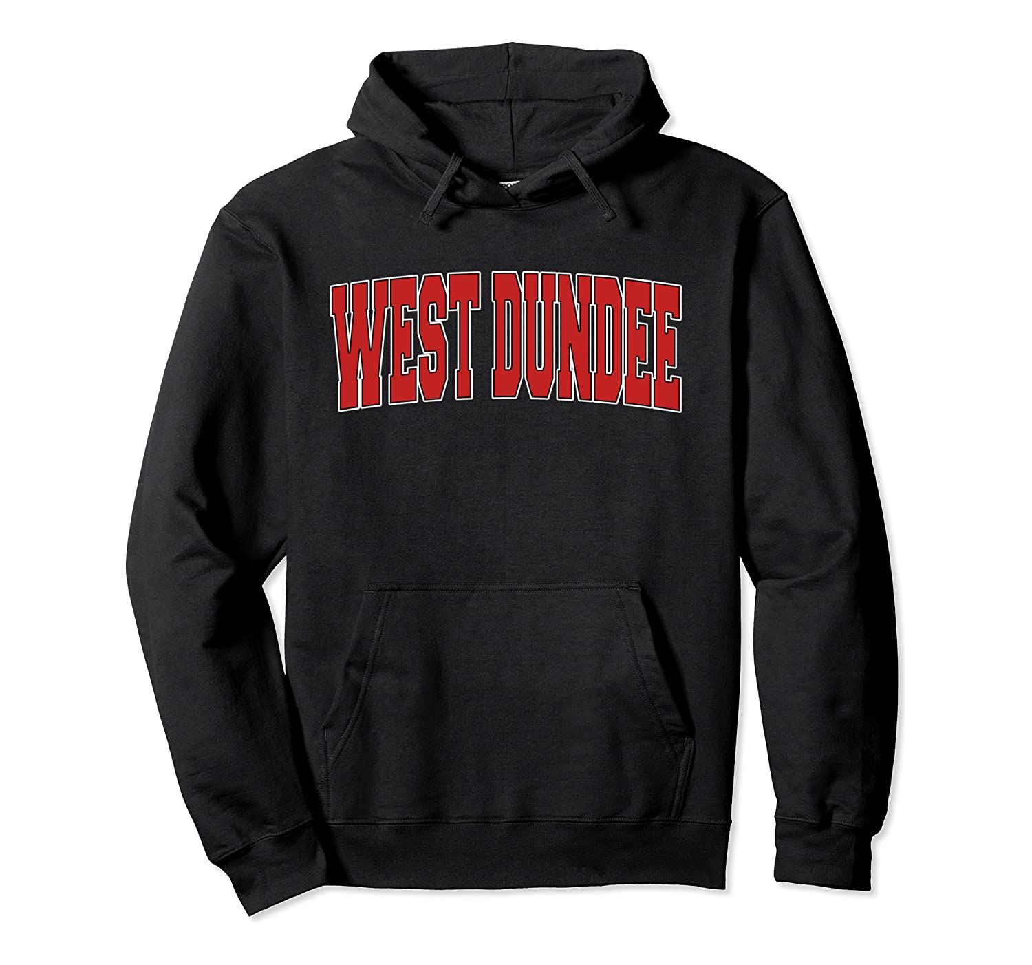 WEST DUNDEE IL ILLINOIS Varsity Style USA Vintage Sports Pullover Hoodie, T-Shirt, Sweatshirt, Tank Top, Racerback, Dolman