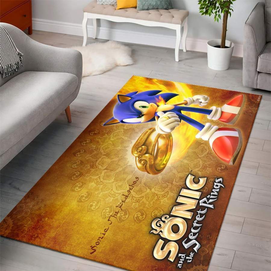 Sonic The Hedgehog FN200212 Gaming Area Rug – Floor Decor The US Decor