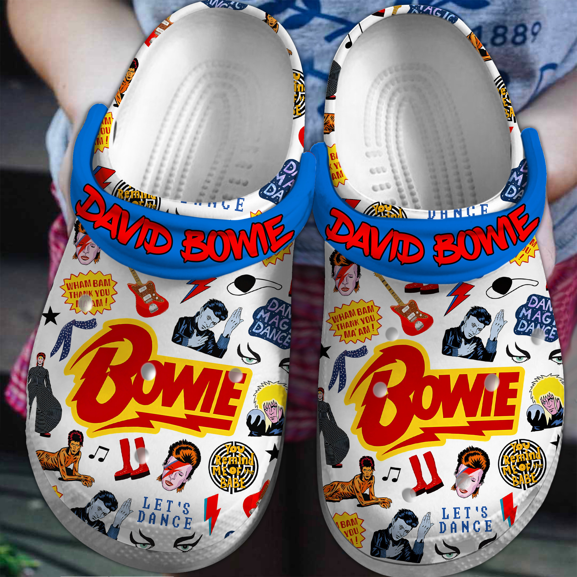 David Bowie Crocss Clogs For Men Women And Kid Et3Ab5Mv