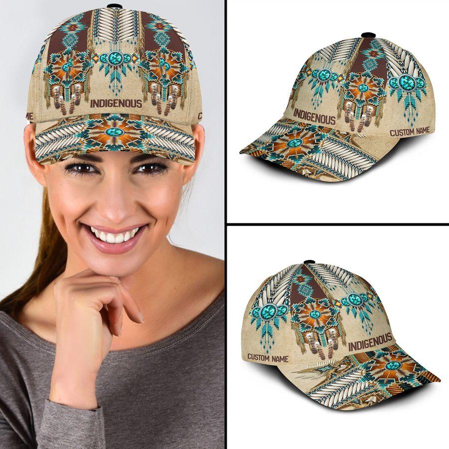 Personalized Indigenous Native American Pattern Fabric 3D Printed Cap