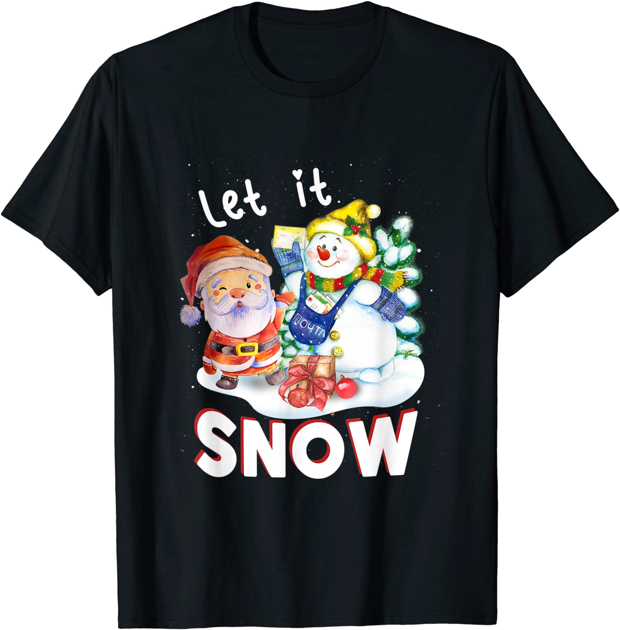 Merry Christmas Let It Snow T-Shirt