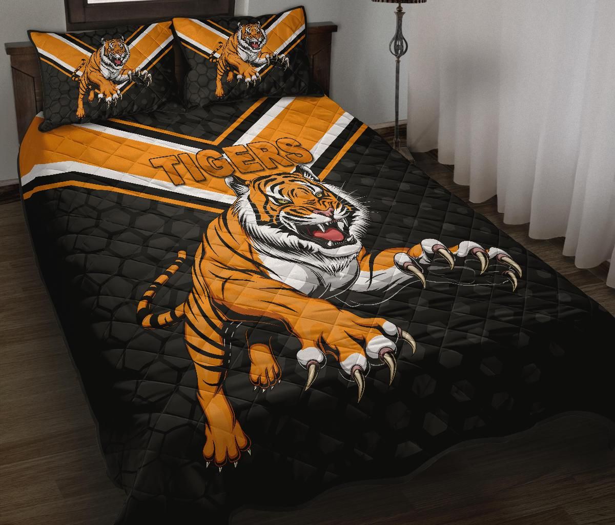 Wests Quilt Bed Set Tigers K8